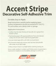 1/4" x 50' Quarter Inch Roll of Solid Premium Accent Stripe in many colors