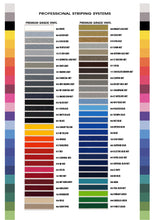 1" x 50' One Inch Roll of Solid Premium Accent Stripe in many colors