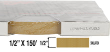 1/2" x 150' Half Inch Roll of Solid Premium Accent Stripe in many colors