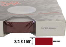 3/4" x 150' Three Quarter Inch Roll of Solid Premium Accent Stripe in many colors