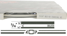 Large Bowtie Stripe Kit - 150' roll X 5/16" plus 6 Chevy Bowties avail in many colors