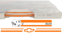 Large Bowtie Stripe Kit - 150' roll X 5/16" plus 6 Chevy Bowties avail in many colors
