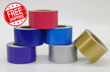 2" x 50' Two Inch Roll of Solid Premium Accent Stripe in many colors