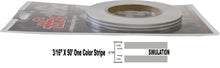 3/16" x 50' Roll of thin Accent Pinstripe stripe auto truck RV