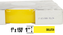 1" x 150' One Inch Roll of Solid Premium Accent Stripe in many colors