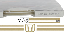 Large Honda Stripe Kit w/ 4/16" X 150' roll - 6 Honda logos avail in many colors