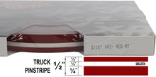 Half Inch Wide Truck PinStripe 1/2" (8/16") x 150' Roll Accent Pinstripe Stripe