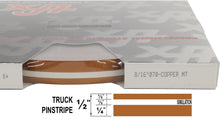 Half Inch Wide Truck PinStripe 1/2" (8/16") x 150' Roll Accent Pinstripe Stripe