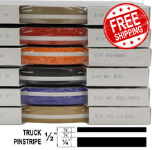 Half Inch Wide Truck PinStripe 1/2" (8/16") x 150' Roll Accent Pinstripe Stripe