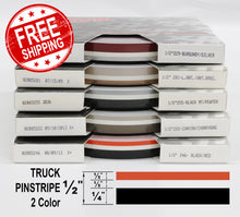 Half Inch Wide 2 Color Truck PinStripe 1/2" x 150'  Accent Striping