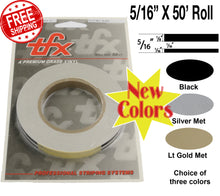 Popular Auto and Truck 5/16" x 50' Roll Accent Pinstripe Double Stripe