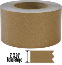 2" x 50' Two Inch Roll of Solid Premium Accent Stripe in many colors