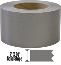 2" x 50' Two Inch Roll of Solid Premium Accent Stripe in many colors