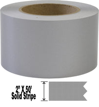 2" x 50' Two Inch Roll of Solid Premium Accent Stripe in many colors