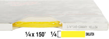 1/4" x 150' Quarter Inch Roll of Solid Premium Accent Stripe in many colors