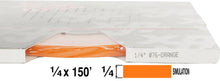 1/4" x 150' Quarter Inch Roll of Solid Premium Accent Stripe in many colors