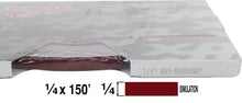 1/4" x 150' Quarter Inch Roll of Solid Premium Accent Stripe in many colors