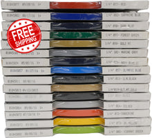 1/4" x 150' Quarter Inch Roll of Solid Premium Accent Stripe in many colors