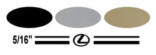 Stripe Kits for Lexus avail in 3 colors and 3 stripe configurations