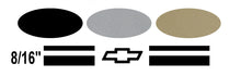 Stripe Kits for Chevy Bowties avail in 3 colors and 3 stripe configurations