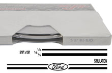Large FORD Stripe Kit - 150' roll X 5/16" plus 6 FORD ovals avail in many colors