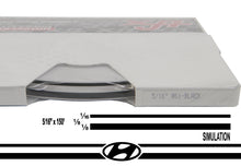 Large Hyundai Stripe Kit w/ 5/16" X 150' roll - 6 Hyundai logos avail in many colors