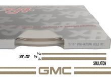 Large GMC Stripe Kit w/ 5/16" X 150' roll - 6 GMC logos avail in many colors