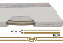 Large Hyundai Stripe Kit w/ 5/16" X 150' roll - 6 Hyundai logos avail in many colors