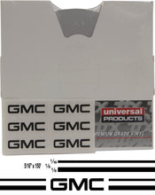Large GMC Stripe Kit w/ 5/16" X 150' roll - 6 GMC logos avail in many colors