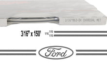 Large Ford Stripe Kit w/ 3/16" X150' roll - 6 Ford logos avail in many colors