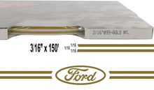 Large Ford Stripe Kit w/ 3/16" X150' roll - 6 Ford logos avail in many colors