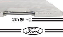 Large Ford Stripe Kit w/ 3/16" X150' roll - 6 Ford logos avail in many colors