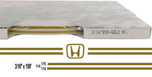 Large Honda Stripe Kit w/ 3/16" X150' roll - 6 Honda logos avail in many colors