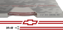 Large Chev Bowtie Stripe Kit w/ 3/16" X150' roll - 6 Chev Bowtie logos avail in many colors