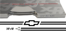 Large Chev Bowtie Stripe Kit w/ 3/16" X150' roll - 6 Chev Bowtie logos avail in many colors