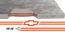 Large Chev Bowtie Stripe Kit w/ 3/16" X150' roll - 6 Chev Bowtie logos avail in many colors