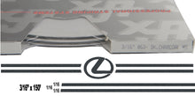 Large Lexus  Stripe Kit w/ 3/16" X150' roll - 6 Lexus logos avail in many colors