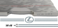 Large Lexus  Stripe Kit w/ 3/16" X150' roll - 6 Lexus logos avail in many colors