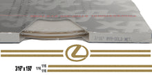 Large Lexus  Stripe Kit w/ 3/16" X150' roll - 6 Lexus logos avail in many colors