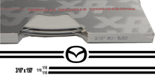 Large Mazda Stripe Kit w/ 3/16" X150' roll - 6 Mazda logos avail in many colors
