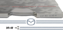 Large Mazda Stripe Kit w/ 3/16" X150' roll - 6 Mazda logos avail in many colors