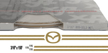 Large Mazda Stripe Kit w/ 3/16" X150' roll - 6 Mazda logos avail in many colors