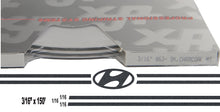 Large Hyundai Stripe Kit w/ 3/16" X150' roll - 6 Hyundai logos avail in many colors