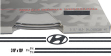 Large Hyundai Stripe Kit w/ 3/16" X150' roll - 6 Hyundai logos avail in many colors