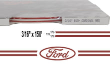 Large Ford Stripe Kit w/ 3/16" X150' roll - 6 Ford logos avail in many colors