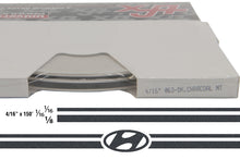 Large Hyundai Stripe Kit w/ 4/16" X 150' roll - 6 Hyundai logos avail in many colors