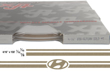 Large Hyundai Stripe Kit w/ 4/16" X 150' roll - 6 Hyundai logos avail in many colors