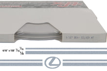Large Lexus Stripe Kit w/ 4/16" X 150' roll - 6 Lexus logos avail in many colors