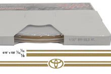 Large Toyota Stripe Kit w/ 4/16" X 150' roll - 6 Toyota logos avail in many colors