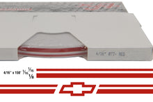 Large Chevy Stripe Kit w/ 4/16" X 150' roll - 6 Bowtie logos avail in many colors